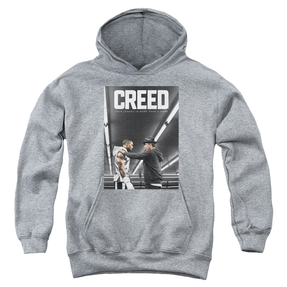 AN OFFCIALLY LICENSED CREED POSTER YOUTH HOODIE ATHLETIC HEATHER