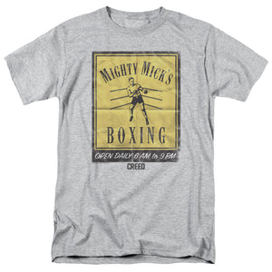 AN OFFCIALLY LICENSED CREED MICKS POSTER MEN'S REGULAR FIT T-SHIRT ATHLETIC HEATHER