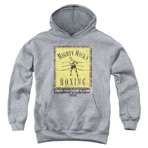 AN OFFCIALLY LICENSED CREED MICKS POSTER YOUTH HOODIE ATHLETIC HEATHER