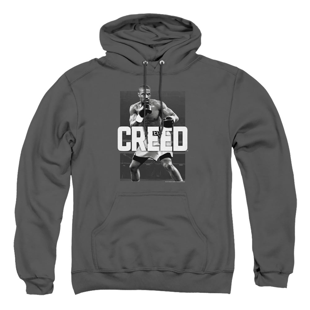 AN OFFCIALLY LICENSED CREED FINAL ROUND ADULT UNISEX PULLOVER HOODIE CHARCOAL