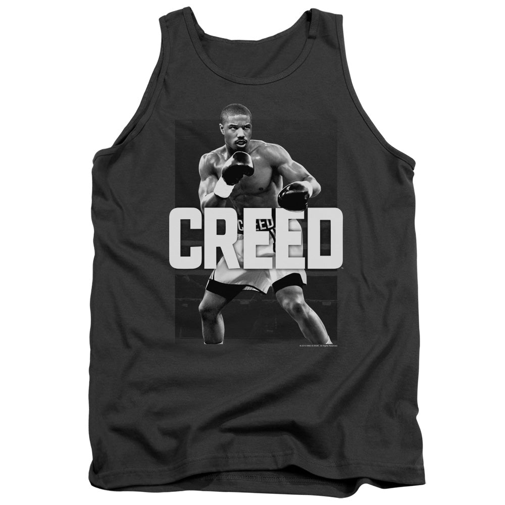 AN OFFCIALLY LICENSED CREED FINAL ROUND ADULT UNISEX TANK TOP CHARCOAL