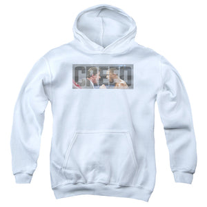 AN OFFCIALLY LICENSED CREED PEP TALK YOUTH HOODIE WHITE