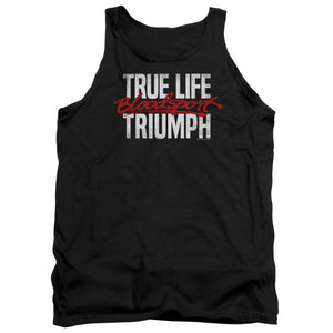 AN OFFCIALLY LICENSED BLOODSPORT TRUE STORY ADULT UNISEX TANK TOP BLACK