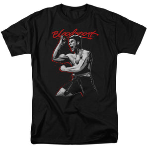 AN OFFCIALLY LICENSED BLOODSPORT LOUD MOUTH MEN'S REGULAR FIT T-SHIRT BLACK
