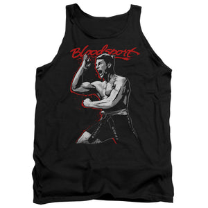 AN OFFCIALLY LICENSED BLOODSPORT LOUD MOUTH ADULT UNISEX TANK TOP BLACK
