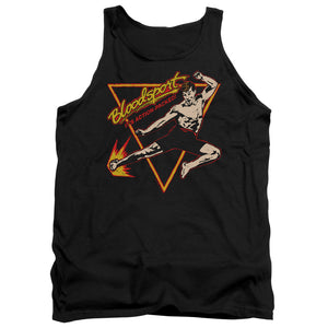 AN OFFCIALLY LICENSED BLOODSPORT ACTION PACKED ADULT UNISEX TANK TOP BLACK