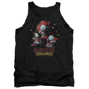 AN OFFCIALLY LICENSED KILLER KLOWNS FROM OUTER SPACE KILLER KLOWNS ADULT UNISEX TANK TOP BLACK