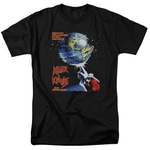 AN OFFCIALLY LICENSED KILLER KLOWNS FROM OUTER SPACE INVADERS MEN'S REGULAR FIT T-SHIRT BLACK