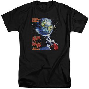 AN OFFCIALLY LICENSED KILLER KLOWNS FROM OUTER SPACE INVADERS MEN'S TALL FIT T-SHIRT BLACK