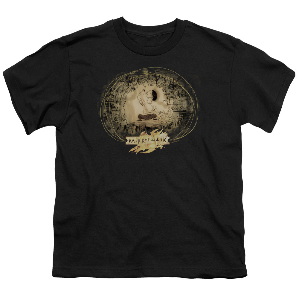 Mirrormask Sketch Licensed Kid's T-Shirt (Ages 4-7) SM-LG