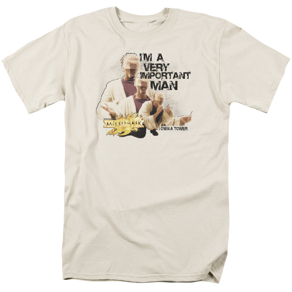 Mirrormask Important Man Licensed Adult Unisex T-Shirt Regular Fit Tee MD-3X