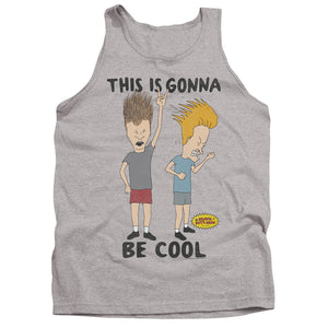 AN OFFCIALLY LICENSED BEAVIS AND BUTTHEAD GONNA BE COOL ADULT UNISEX TANK TOP ATHLETIC HEATHER