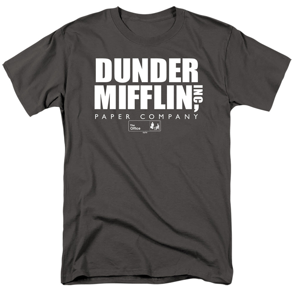 The Office Dunder Mifflin Logo Licensed Adult Unisex T-Shirt Regular Fit Tee