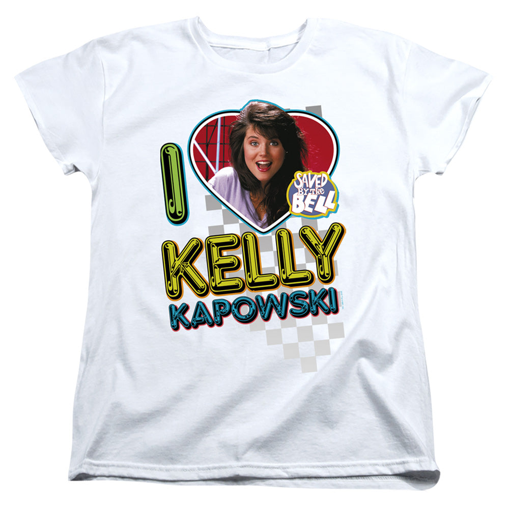 Saved By The Bell I Love Kelly Licensed Women's T-Shirt Regular Fit MD-XL