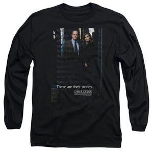 AN OFFCIALLY LICENSED LAW AND ORDER SVU SVU MEN'S LONG SLEEVE T-SHIRT BLACK