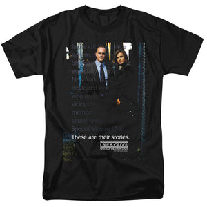 AN OFFCIALLY LICENSED LAW AND ORDER SVU SVU MEN'S REGULAR FIT T-SHIRT BLACK