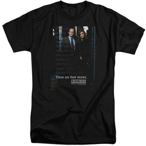 AN OFFCIALLY LICENSED LAW AND ORDER SVU SVU MEN'S TALL FIT T-SHIRT BLACK