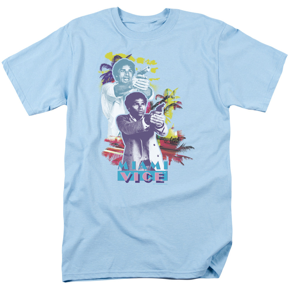 Miami Vice Freeze Licensed Adult Unisex T-Shirt Regular Fit Tee SM-3X