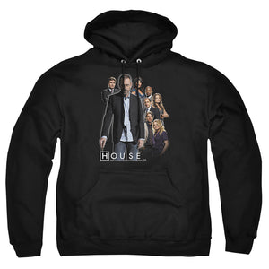 AN OFFCIALLY LICENSED HOUSE CREW ADULT UNISEX PULLOVER HOODIE BLACK