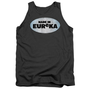 AN OFFCIALLY LICENSED EUREKA MADE IN EUREKA ADULT UNISEX TANK TOP CHARCOAL