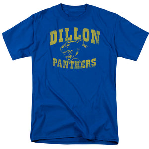 AN OFFCIALLY LICENSED FRIDAY NIGHT LIGHTS PANTHERS MEN'S REGULAR FIT T-SHIRT ROYAL
