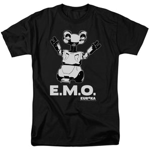 AN OFFCIALLY LICENSED EUREKA EMO MEN'S REGULAR FIT T-SHIRT BLACK