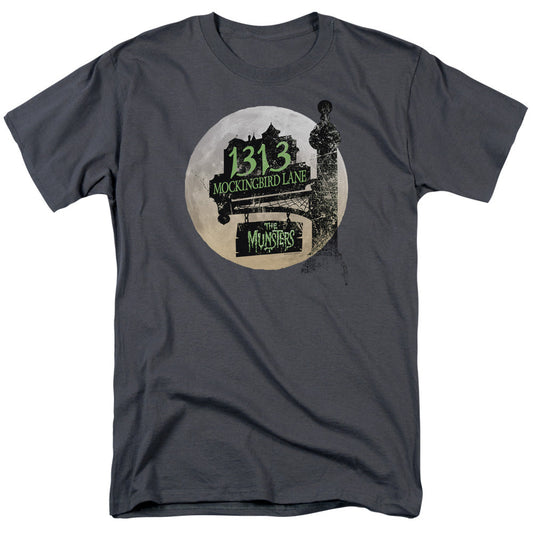 The Munsters Moonlit Address Licensed Adult Unisex T-Shirt Regular Fit Tee SM-3X