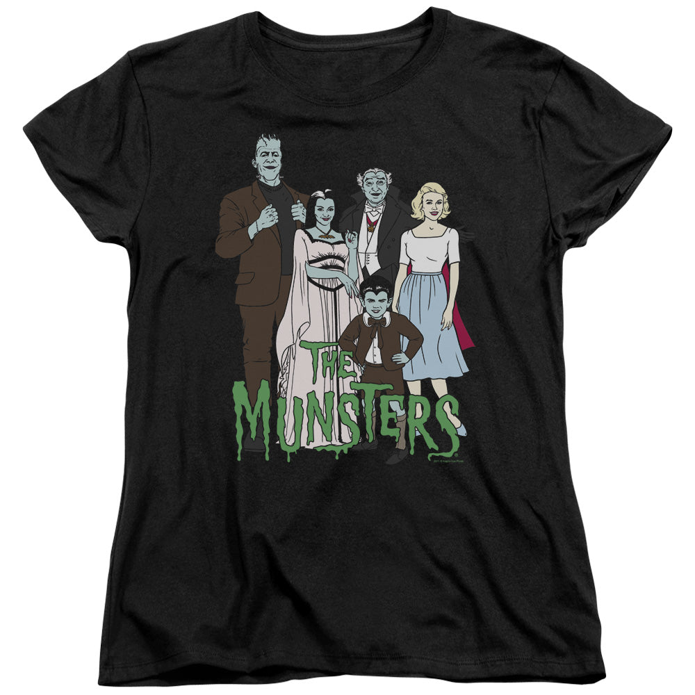 The Munsters The Family Licensed Women's T-Shirt Regular Fit SM-LG