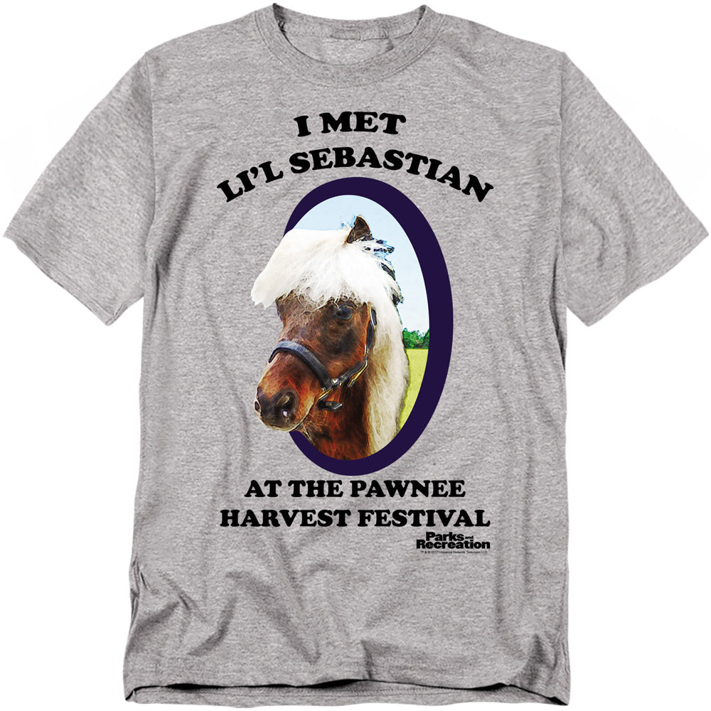 Parks And Rec Lil Sebastian Licensed Adult Unisex T-Shirt Regular Fit Tee SM-3X