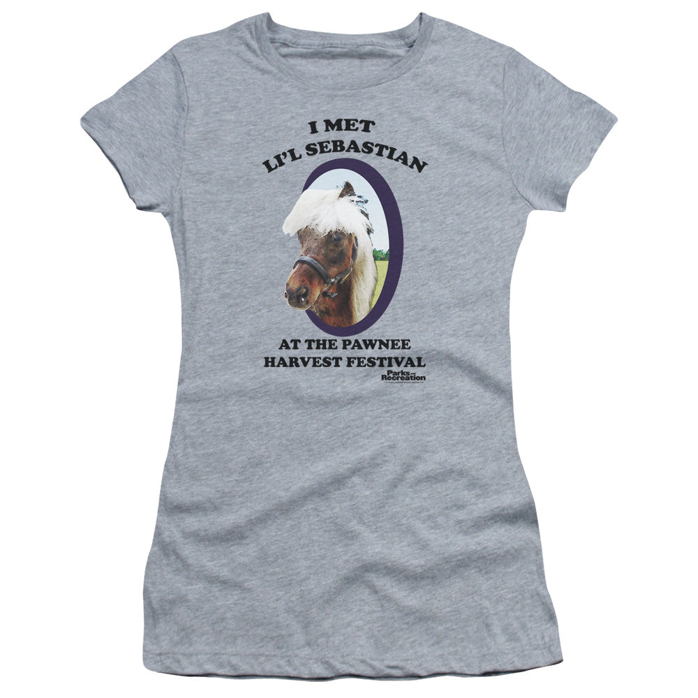 Parks And Rec Lil Sebastian Licensed Women's T-Shirt Juniors SM-XL