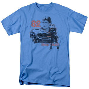 AN OFFCIALLY LICENSED KNIGHT RIDER KITT CONSOL MEN'S REGULAR FIT T-SHIRT CAROLINA BLUE