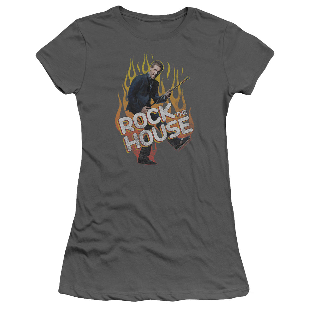 House Rock The House Licensed Women's T-Shirt Juniors SM