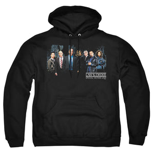 AN OFFCIALLY LICENSED LAW AND ORDER SVU CAST ADULT UNISEX PULLOVER HOODIE BLACK
