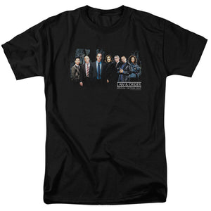 AN OFFCIALLY LICENSED LAW AND ORDER SVU CAST MEN'S REGULAR FIT T-SHIRT BLACK