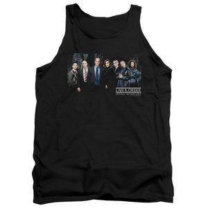 AN OFFCIALLY LICENSED LAW AND ORDER SVU CAST ADULT UNISEX TANK TOP BLACK
