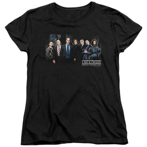 AN OFFCIALLY LICENSED LAW AND ORDER SVU CAST WOMEN'S REGULAR FIT T-SHIRT BLACK