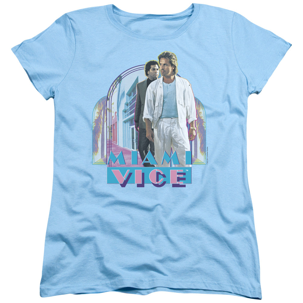 Miami Vice Miami Heat Licensed Women's T-Shirt Regular Fit LG