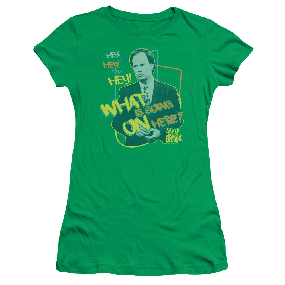 Saved By The Bell Mr. Belding Licensed Women's T-Shirt Juniors MD