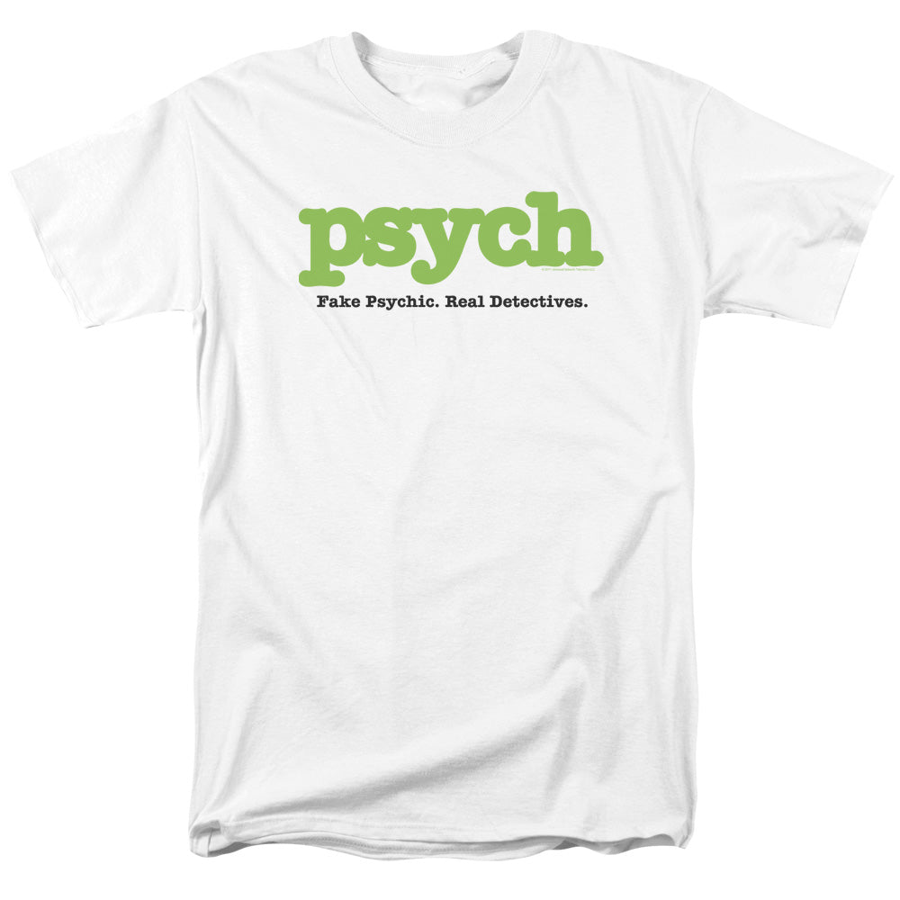 Psych Title Licensed Adult Unisex T-Shirt Regular Fit Tee SM-3X