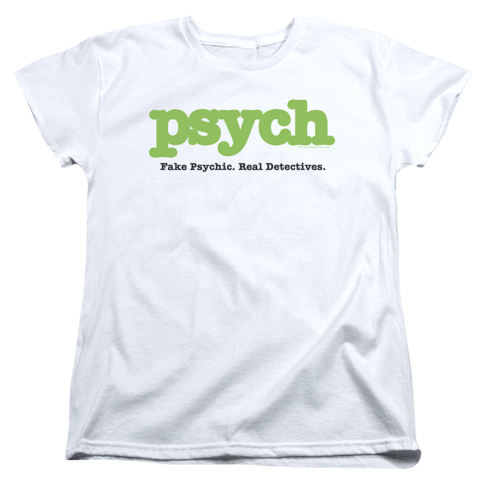 Psych Title Licensed Women's T-Shirt Regular Fit SM-XL