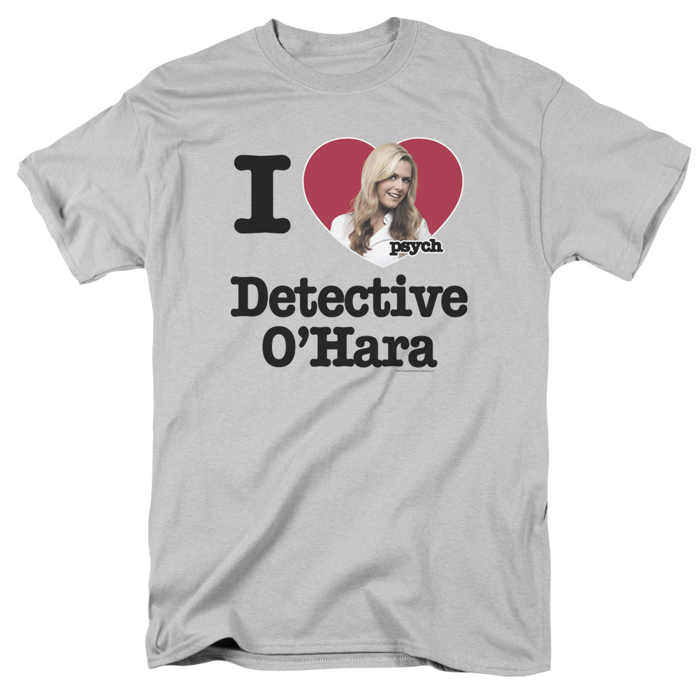Psych I Heart Ohara Licensed Adult Unisex T-Shirt Regular Fit Tee SM-3X