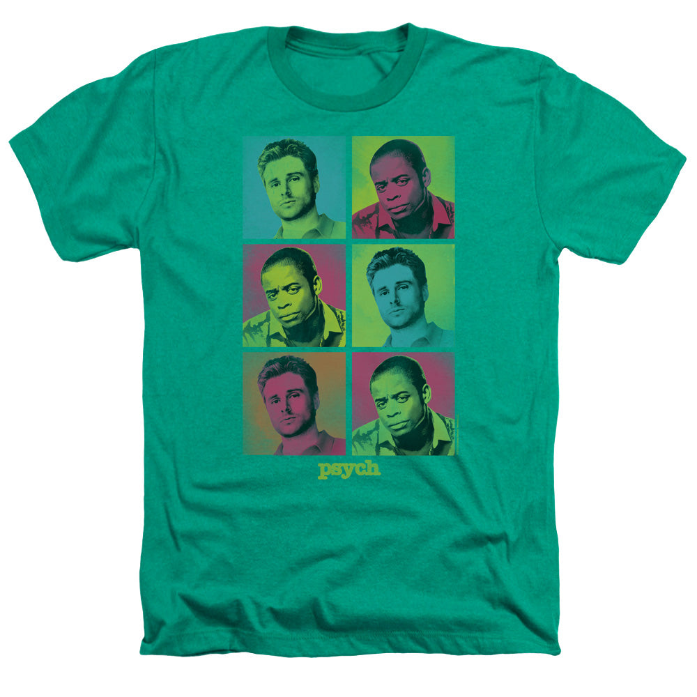 Psych Squared Licensed Adult Unisex T-Shirt Heather Tee LG
