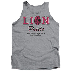AN OFFCIALLY LICENSED FRIDAY NIGHT LIGHTS LIONS PRIDE ADULT UNISEX TANK TOP ATHLETIC HEATHER