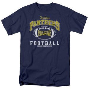 AN OFFCIALLY LICENSED FRIDAY NIGHT LIGHTS STATE CHAMPS MEN'S REGULAR FIT T-SHIRT NAVY
