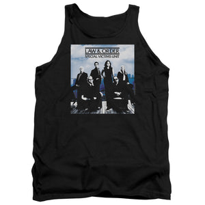 AN OFFCIALLY LICENSED LAW AND ORDER SVU CREW 13 ADULT UNISEX TANK TOP BLACK
