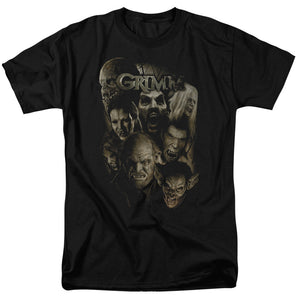 AN OFFCIALLY LICENSED GRIMM WESEN MEN'S REGULAR FIT T-SHIRT BLACK