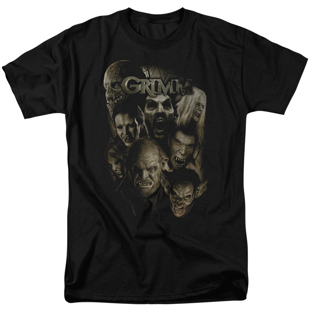 AN OFFCIALLY LICENSED GRIMM WESEN MEN'S REGULAR FIT T-SHIRT BLACK