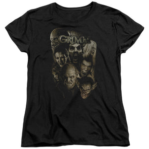 AN OFFCIALLY LICENSED GRIMM WESEN WOMEN'S REGULAR FIT T-SHIRT BLACK
