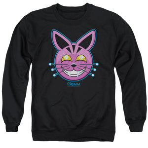 AN OFFCIALLY LICENSED GRIMM RETCHID KAT ADULT UNISEX CREWNECK SWEATSHIRT BLACK