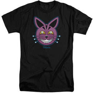 AN OFFCIALLY LICENSED GRIMM RETCHID KAT MEN'S TALL FIT T-SHIRT BLACK